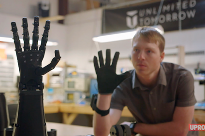 Easton LaChappelle develops a new method for making affordable prosthetic limbs