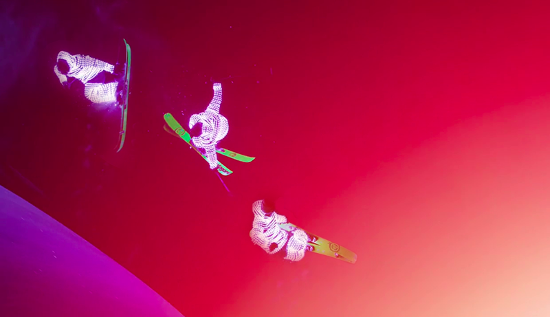 LED light suit skiers light up the Alaskan slopes in 'Afterglow', a film by Sweetgrass Productions